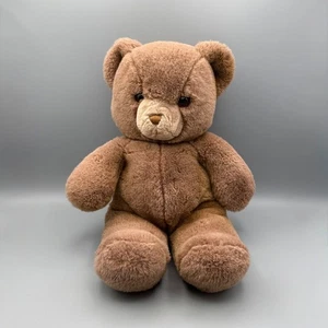 Oso de peluche marrón vintage Gund 1983 juguete de peluche suave 16" - Imagen 1 de 12