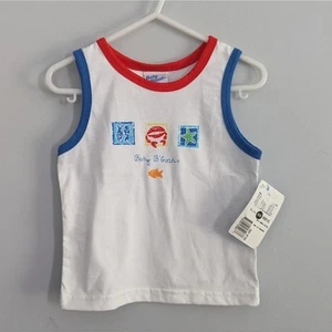 NEU Vintage Baby B'Gosh 6-9 Monate Jungen Strand - Bild 1 von 4