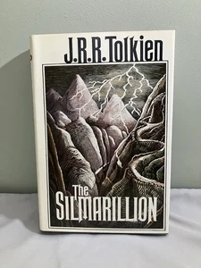 The Silmarillion JRR Tolkien First American Edition 8th Printing Map Attached - Picture 1 of 16