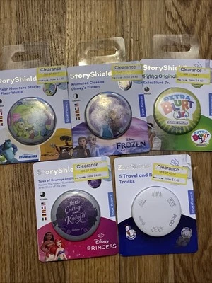 STORYPHONES Story Shield telling HEADPHONES KIDS LOT 5 Monsters Frozen Princess