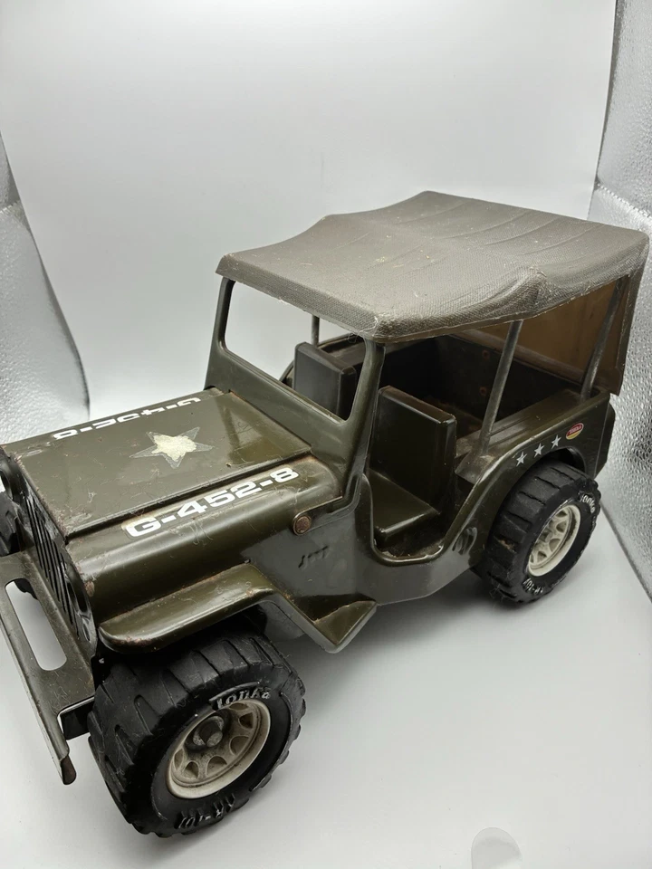 Jeep Vintage Tonka Army G-452-8 - Metal Militar 4x4 - Años 70/80 - Raro Completo Foto 1 de 4
