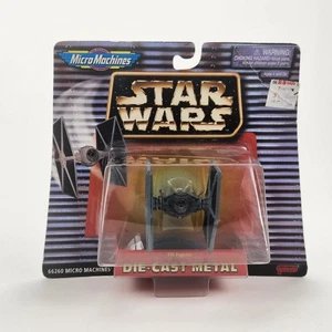 TIE Fighter Star Wars Micro Machines 66260 Die-cast Metal 1996 Galoob 90's NEW - Picture 1 of 3