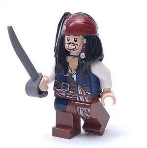 Lego Jack Sparrow Minifigure Pirates of the Caribbean 71042 Silent Mary - Picture 1 of 3