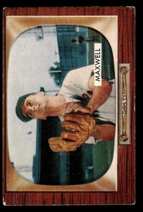 1955 Bowman #162 Charlie Maxwell - sehr guter Zustand *TedsCardShack* - Bild 1 von 2
