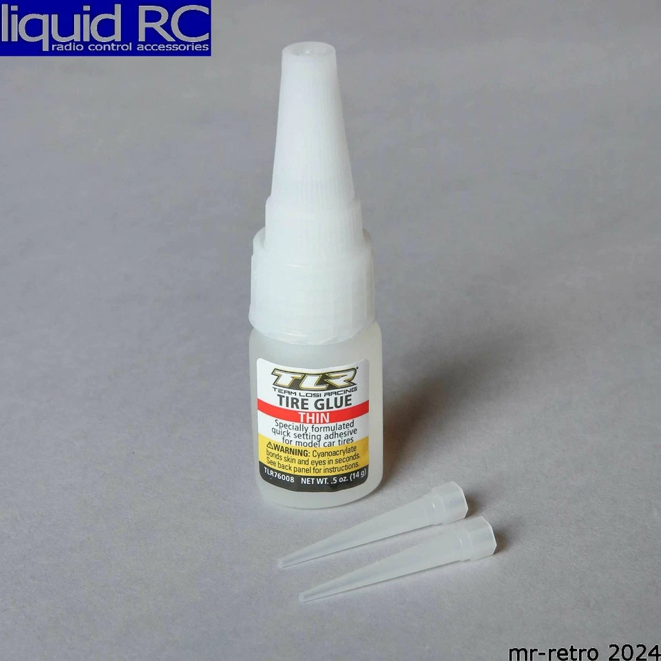 Team Losi Racing 76008 Tire Glue .5oz THIN - Image 1 of 1