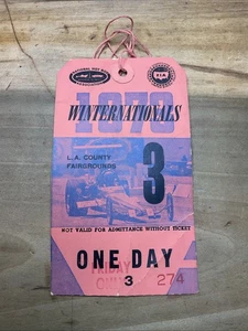 VRHTF VINTAGE NHRA "1973 WINTERNATIONALS La County Fair Hot Rod B60 - Picture 1 of 3
