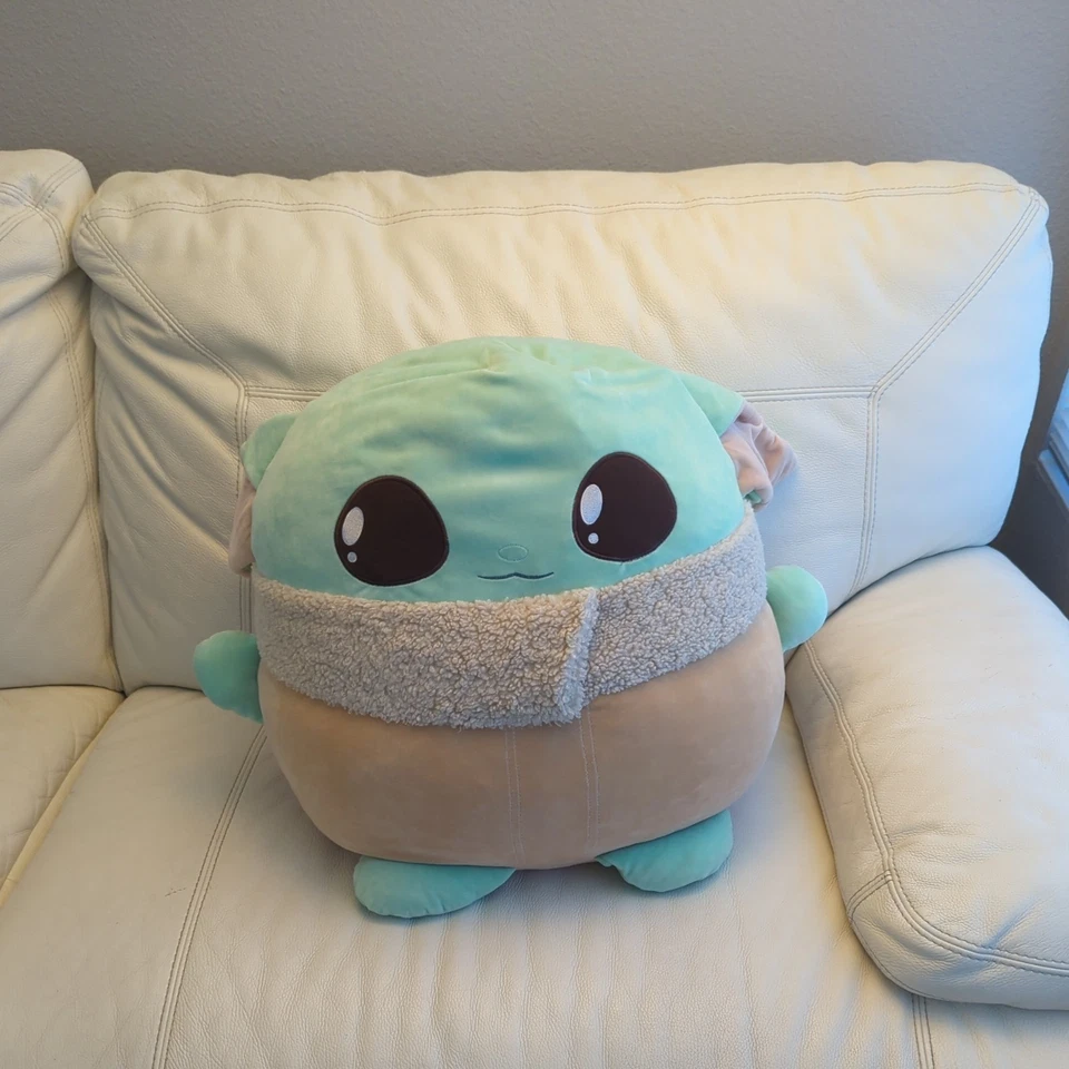 Mattel Star Wars Cuutopia Grogu Plush Toy | 20 in H 20 in W 10 in L | Mint cond. - Image 1 of 4