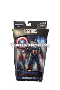 Marvel Legends : Avengers Endgame : Captain America 6" Action Figure Thanos BAF - Picture 1 of 4