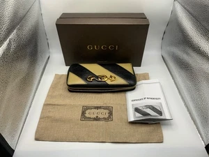 Auténtica Cartera Larga GUCCI Zumi GG GUCCI Caja Plumero y Certificado de Autenticidad 570661-1147 - Imagen 1 de 18