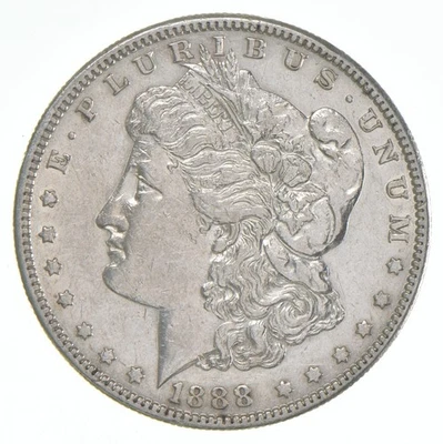 AU+ 1888-S Dólar de plata Morgan (1 moneda) *3244 Foto 1 de 3
