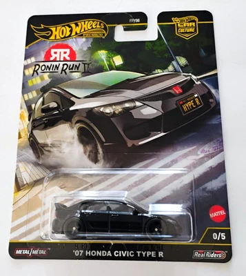 2025 Hotwheels Premium Car Culture RONIN RUN 2 ‘07 HONDA CIVIC TYPE R Chase - Image 1 of 2
