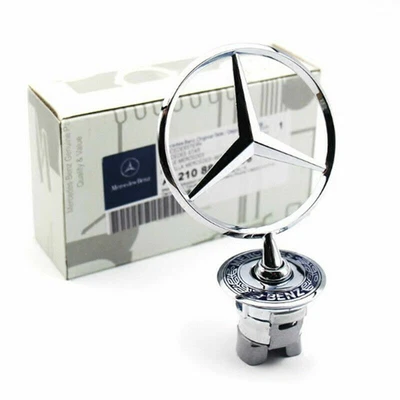 HOOD FRONT STAR BADGE W203 W208 W210 W211 W220 FIT FOR MERCEDES-BENZ 1994-2019 - Image 1 of 4