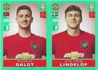 N.63 Dalot Lindelof Manchester United  - Fifa 365 2020 Panini