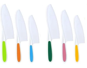 Knives for Kids, 6-Piece Kitchen Cooking and Baking Knife Set - Picture 1 of 6