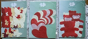 DIE CUTS RED Teddies or Butterflies - Hand Made Paper 2 Choice GreenTara A - Bild 1 von 3