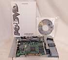 Carte PCI PC-DVD VINTAGE Creative Labs #CT 7160 MPEG2 DÉCODEUR SW & MAN. INCL. NOS