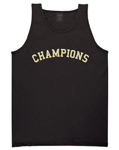 Camiseta sin mangas Kings Of NY Champions Arch negra y dorada - Imagen 1 de 5