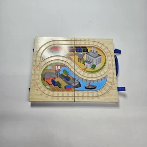 Maison Joseph Battat Train Set Wooden Case - Picture 1 of 18