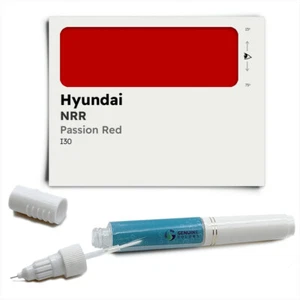 NRR Red Touch Up Paint for Hyundai I30 PASSION RED Pen Stick Scratch Chip Fix Br - Picture 1 of 3