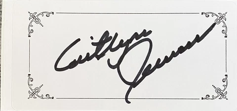 Caitlyn Jenner Signed In Person Self Adhesive Bookplate -Authentic, Bruce Jenner Cover