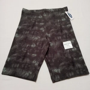 Old Navy Girl’s Biker Shorts Size XL (14-16) Green Tie Dye Stretch Casual, NWT - Picture 1 of 15