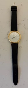 Vintage Lorus By Seiko V515-8E68 Mickey Mouse Hologram Gold Plated Quartz Watch - Picture 1 of 9