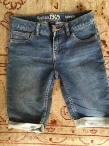 Girls Gap Gapkids Bermuda cropped 1969 jeans size L 10 regular - Picture 1 of 2