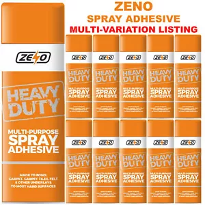 500ML HEAVY DUTY SPRAY ADHESIVE GLUE FOR FOAM CARPET TILE CRAFT FABRIC PACKAGING - Picture 1 of 9