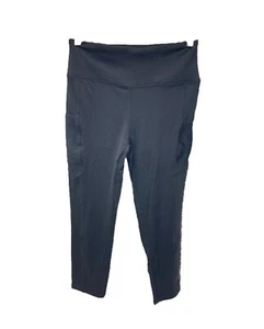 Woman’s Medium Legging's Kendall & Kylie Jet Black High Rise Athletic - Picture 1 of 8