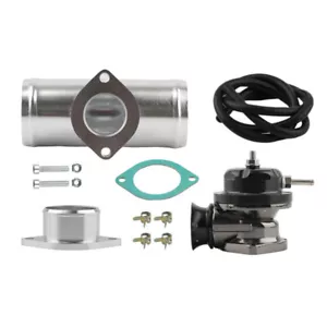 Type-RS Turbo Charger BOV Blow Off Valve & 2.5 in Alloy Flange Pipe Adapter Kit - Picture 1 of 6