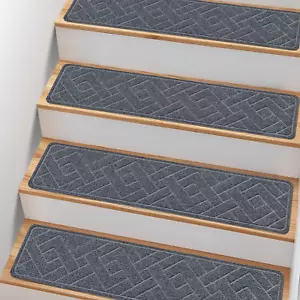 Non Slip Stair Treads for Wooden Steps,15 Pack 8" X 30" Stairs Carpet Treads ... - Picture 1 of 1