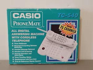 Casio PhoneMate TC-540 contestador automático digital altavoz teléfono - Imagen 1 de 6