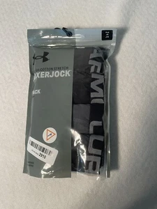 Under armor boxer jock boys cotton stretch four pack boxer briefs large black - Picture 1 of 5