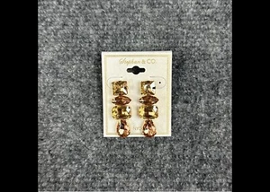 Stephan & Co Gem Drops Earrings - Picture 1 of 3