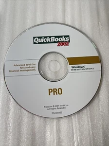 QuickBooks Pro 2002 CD, Key Code, User Guide, Catalogue, Original Box - Picture 1 of 24