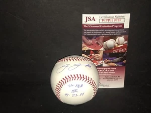 Jake Lamb Chicago White Sox Signed MLB Baseball JSA WITNESS COA 1st MLB HR A - Picture 1 of 2