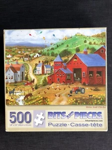 Bits & Pieces 500 Piece Jigsaw Puzzle “Hens And Chicks” By Mary Ann Vessey Comp. - Picture 1 of 3