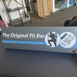The Original Fit Exercise Bar Home Gym Resistance Training All In One - New - Picture 1 of 4