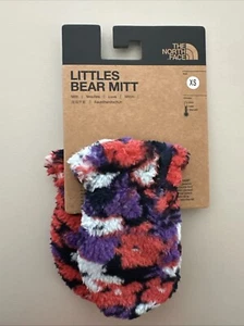 The North Face Kids 6-12 Month Winter Mitten Littles Bear Wildflowers Infant XS - Picture 1 of 5