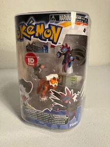 NUEVO TOMY 2013 Pokemon Serie 1 Figuras Etiquetas Identificación Landorus vs Hydreigon - Imagen 1 de 10