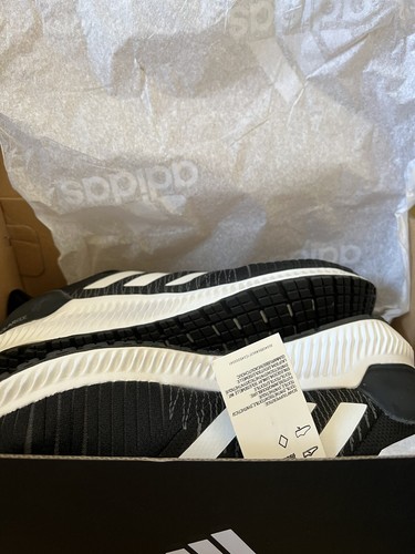 Scarpe da corsa uomo Adidas Solar Ride nuove con scatola G27772 nere taglia 10 5 US