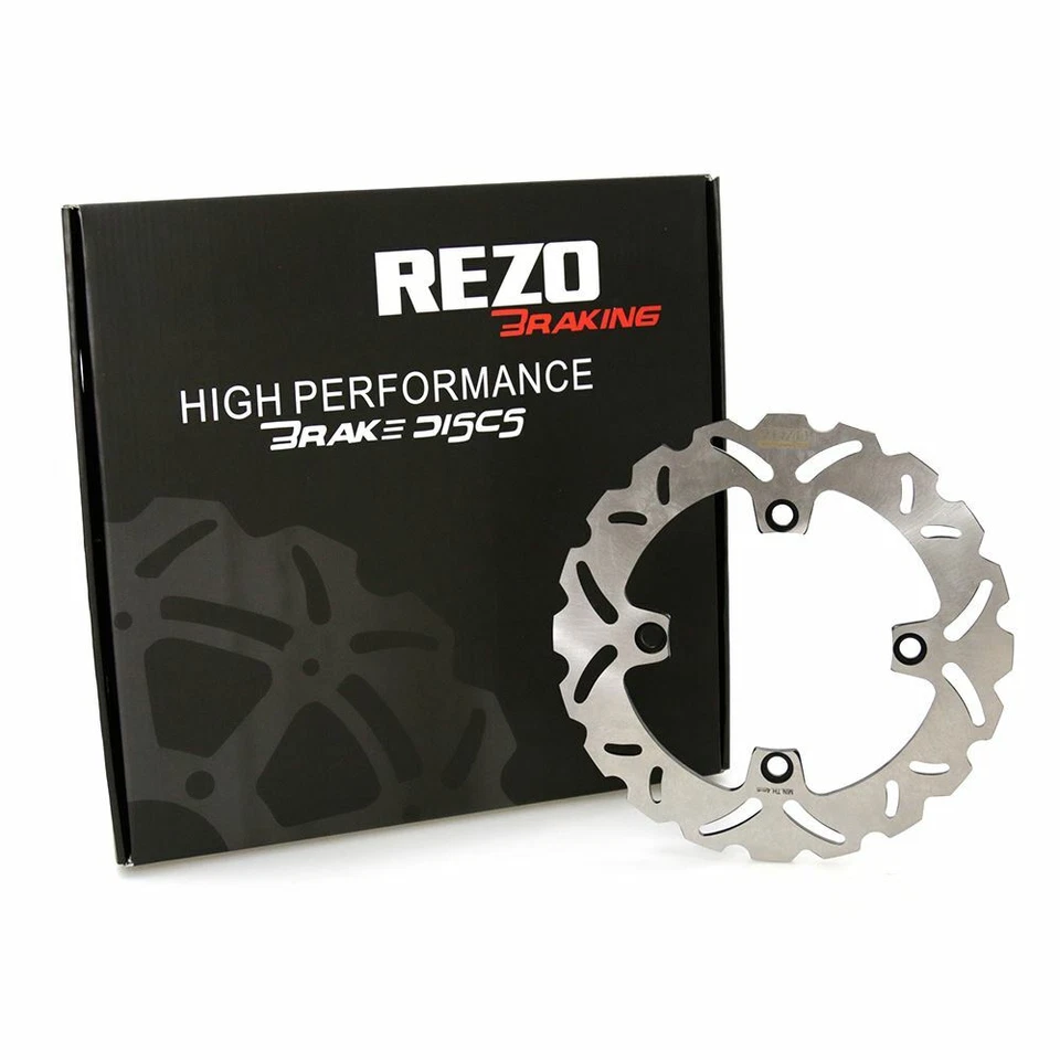 Disco rotor de freio traseiro Rezo ondulado aço inoxidável para Honda CB 600 F Hornet 07-13 - Imagem 1 de 4