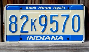 INDIANA Expired License Plate 82K9570 (#IN00005) - Picture 1 of 1