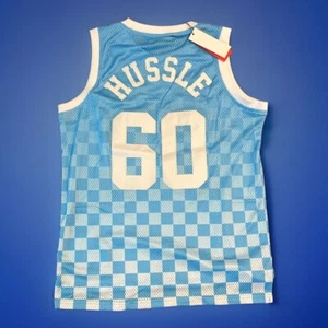 Nipsey Hussle Crenshaw Men Basketball Jersey Size Medium Headgear Classics Blue - Picture 1 of 9