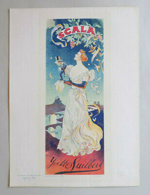 Ferdinand BAC - Yvette GUILBERT La Scala - 1896 PL19 [Les Maîtres De L'affiche]  • 250€