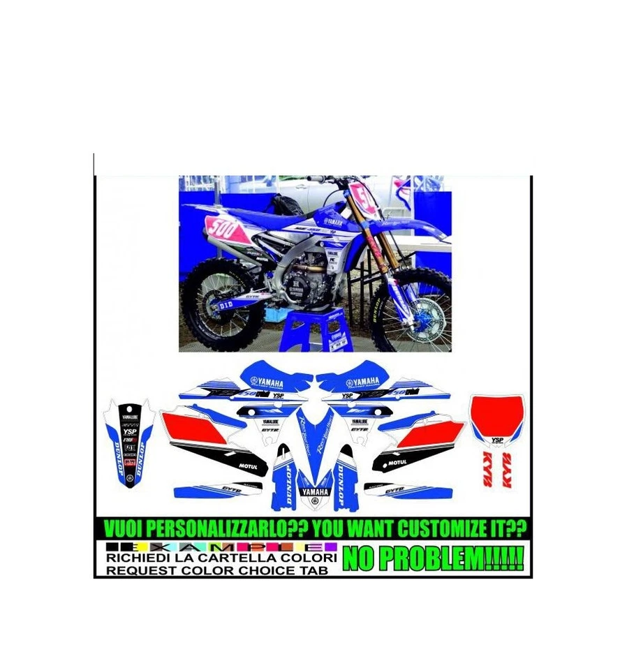 Kit Compatible YZ 450 F Adhesivos Factory Racing Team 2015 Foto 1 de 1