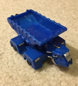 Dinotrux Ton Ton Ankylosaurus Blue Dump Truck Toy Figure 4" Long Mattel 2015 - Bild 1 von 12