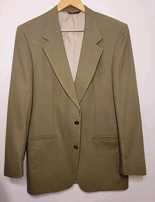 Chaqueta para Hombres Nino Cerruti 42R Beige Blazer Lino Abrigo Deportivo EE. UU. Foto 1 de 4