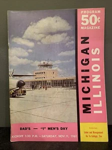 College football program 11/11/1961 Michigan vs. Illinois - Dad's, "I" Men's Day - Picture 1 of 1