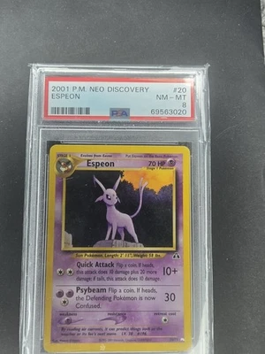 Espeon Non-Holo Rare Pokemon TCG Card Neo Discovery 20/75 2000 Near Mint - Image 1 of 4